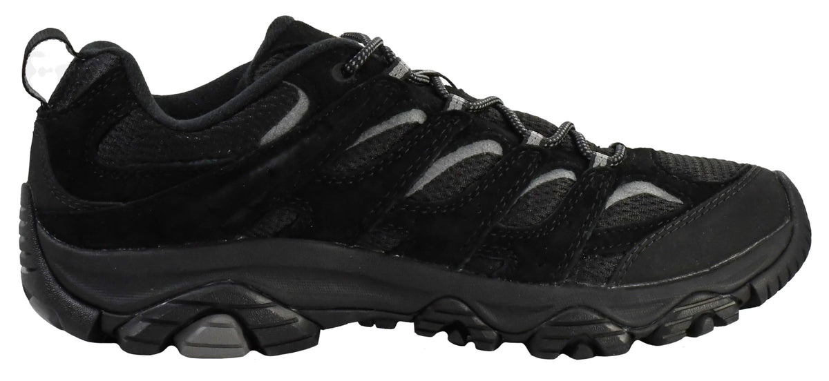 Merrell Men's Moab 3 Hiking Shoe, Black/Black, 12 W