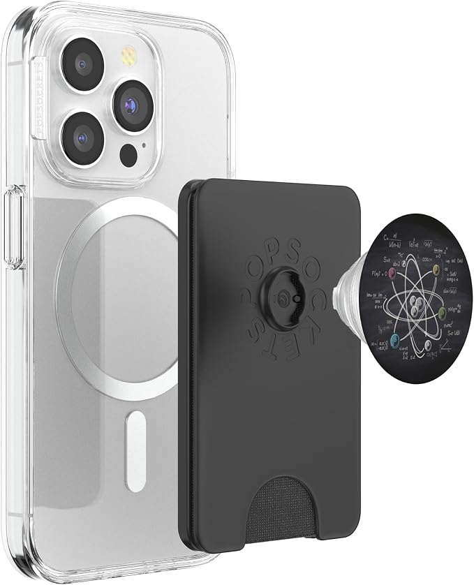 Atomic Nuclear Science and Physics Blackboard PopSockets Adhesive PopGrip