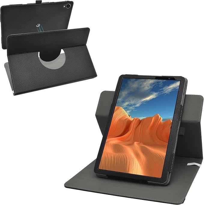 MAMA MOUTH for VASOUN Tab 10 Case360 Degree Rotary Stand with Creative Cover for VASOUN Tab 10/ApoloMedia EP103A/Maxsignage EP103A 10.1 Tablet CasesBlack