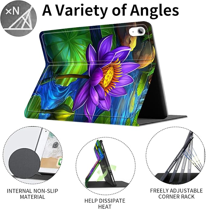 Case for iPad (A16) 11th Generation 11 Inch (2025)/ iPad 10th Generation 10.9 inch 2022Slim PU Leather Smart Cases Covers with Auto Wake/Sleep-Beast Roared