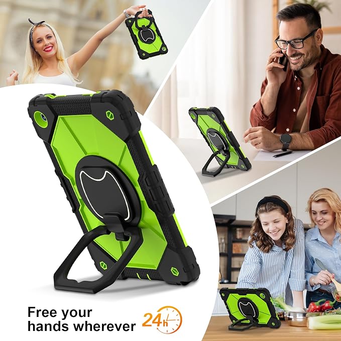 Dteck Case for Samsung Galaxy Tab A 8.0 (2015) Tablet SM-T350/355/357 Case 8 Inch PU Leather Lightweight Folio Case with Card Slots/Stand Features Cute Cartoon Protective Cover Purple Butterfly