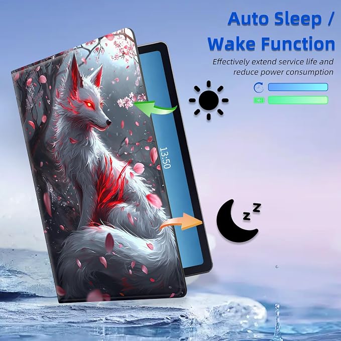 for Amazon Fire Max 11 2023 Release Table Case 11'' Rotating Auto Wake Sleep Leather Table Case for Amazon Fire Max 11 2023 Release Stand Bird Flowers Design for Woman Man