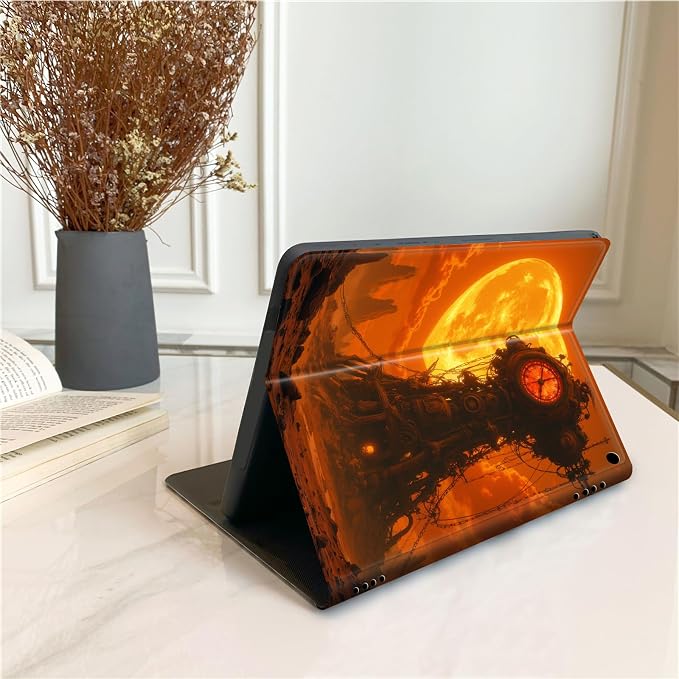 DEGDFSGR for Amazon Fire HD 10 Tablet 10 Plus Tablet Case (13th/11th Generation 2023/2021 Release) with Adjustable StandAuto Sleep/Wake for Kindle Fire 10 Case 10.1 inchAmerican Flag Sunflower Cross