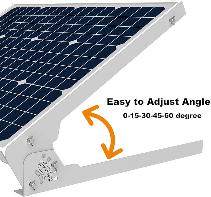 SUNER POWER 12V 50W Solar Battery Charger Maintainer, Built-in UltraSmart MPPT Controller, Adjustable Mount Bracket, Waterproof 50 Watt Solar Panel Kit for 12 Volt SLA Deey Cycle AGM Lifepo4 Battery