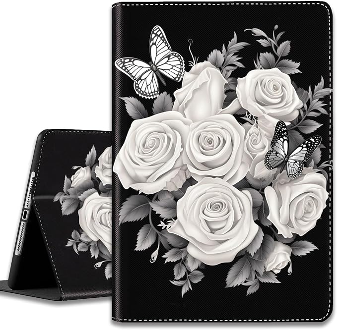 Case for iPad (A16) 11th Generation 11 Inch 2025 / iPad 10th Generation 10.9 Inch 2022 Ultra-Thin Multi-Angle Protective Cover with Auto Sleep/Wake A Dark Horse
