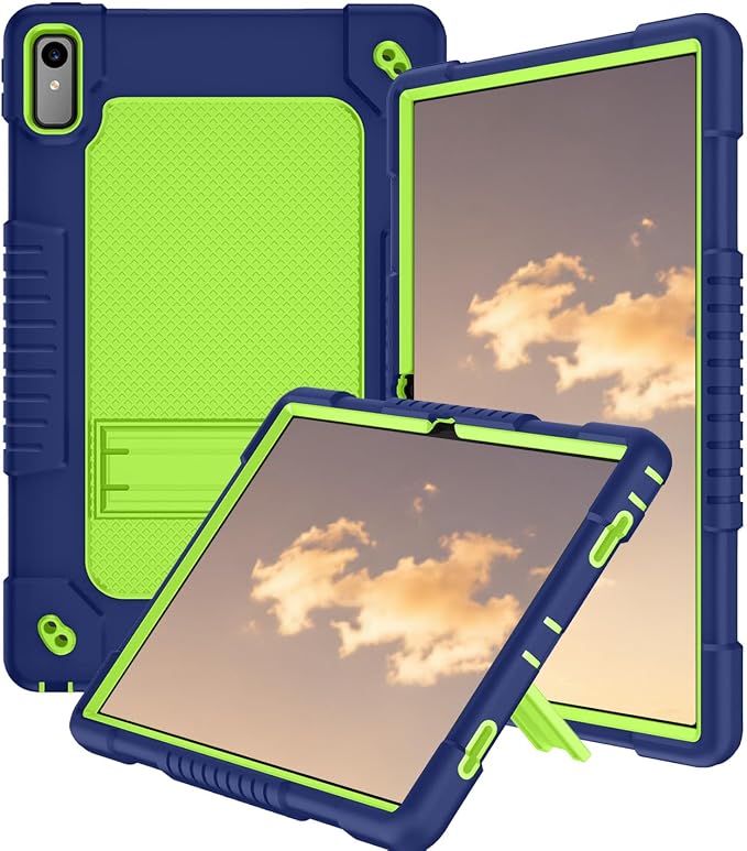 for Lenovo Tab P11 2nd Gen Tablet CaseHeavy Duty Shockproof Built in Kickstand Protective Cover for Lenovo Tab P11 Gen 2 11.5 inch TB350FU/TB350XU (Black)