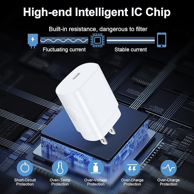 25W Super Fast Charger Type C for Samsung A17 A16 A35 A15 A54 5G Charging Block Charger Box with 10FT Android Phone Charger USB C Cable for Galaxy S25 Ultra S24 S23 FE A14 S22 S21 Pixel 10 9 pro 9a 8