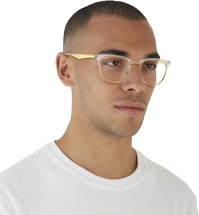 Ray-Ban Unisex Rx6396 Round Prescription Eyeglass Frames