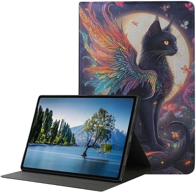 Case for iPad 9th/8th/7th Generation (2021/2020/2019) 10.2-inchSlim PU Leather Cover Adjustable Stand Auto Wake/SleepAurora Over Mountains