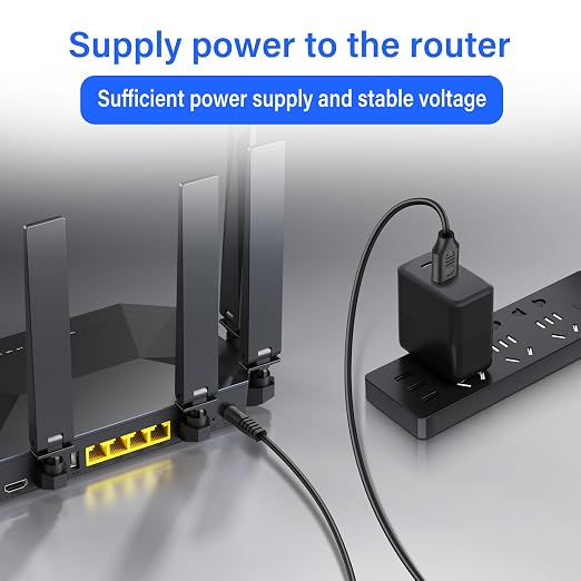 SinLoon USB to DC 5.5x2.5mm Power Cord 5V 3A 10FT 2Pcs 5.5mm Barrel Jack Charging Cable for Laptops/Security Systems/LED Strips/Routers