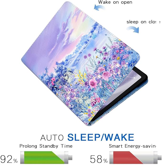 Case for Galaxy Tab A11+ Plus 2026/ A9 Plus 2024 11-Inch Funut PU Leather Folio Cover Multi-Angle Stand with Auto Wake/Sleep Case for Samsung Galaxy Tab A9 Plus/A9+ Tablet Bird