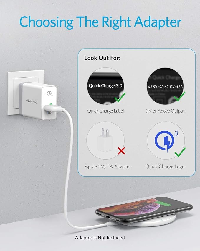 Anker Zolo Magnetic Wireless Charger &amp Anker 313 Wireless Charger (Pad)