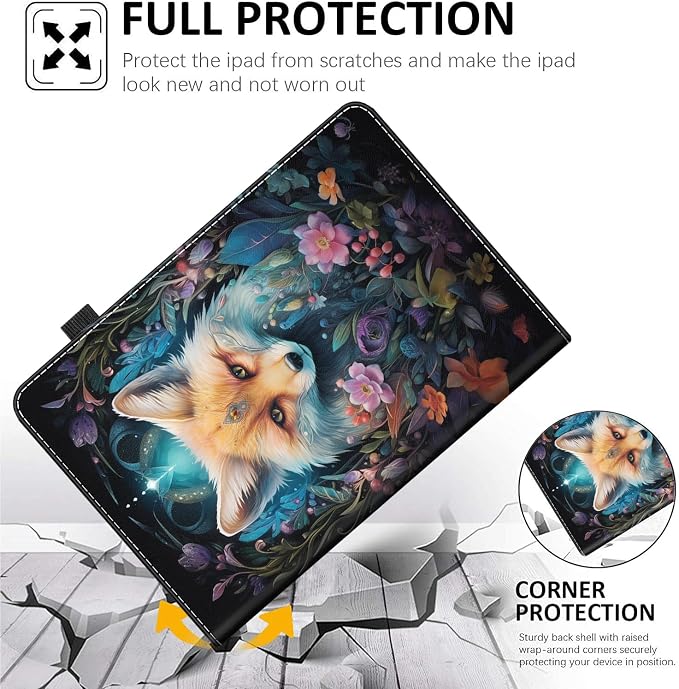 Case for Amazon Fire Max 11 Tablet (13th Generation 2023 Release) Multi-Angle Smart Stand Cover Auto Sleep/Wake for Fire 11 Max Tablet，Wolf