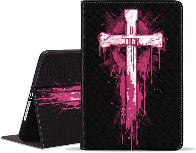 Case for Samsung Galaxy Tab S10 Lite/ S10 FE/ S9 FE 5G 10.9 Inch/ S9 11 Inch - Slim PU Leather Folding Stand Folio Cover with Auto Sleep/Wake - African American Girl