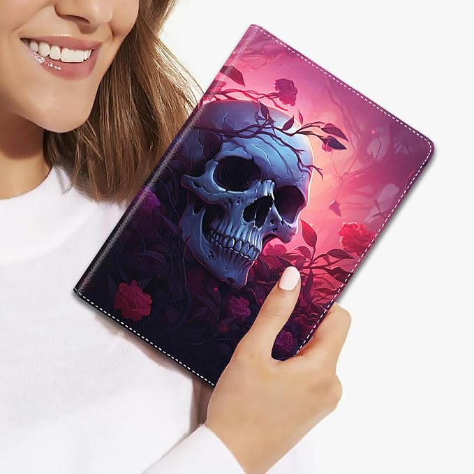 Case for iPad (A16) 11th Generation 11 Inch 2025 / iPad 10th Generation 10.9 Inch 2022 Ultra-Thin Multi-Angle Protective Cover with Auto Sleep/Wake A Dark Horse