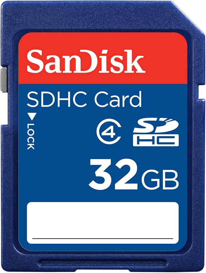 SanDisk 32GB SDHC Flash Memory Card (SDSDB-032G-B35) (Label May Change)