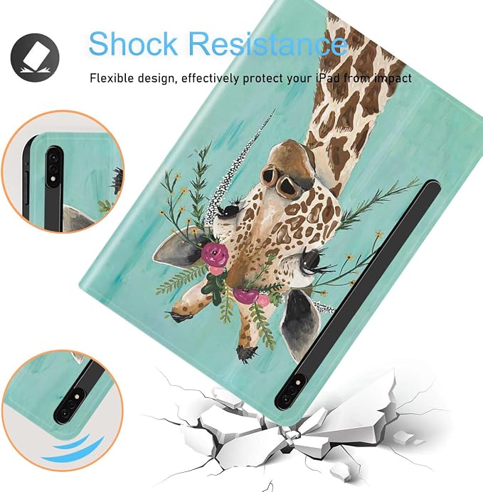 Case for Samsung Galaxy Tab S8 Plus 2022/S7 FE 2021/S7 Plus 2020 12.4 inch Ultra-Thin Multi-Angle Bracket Full Body Case with Wake/Sleep Function - Bible Phil 4-13 Floral