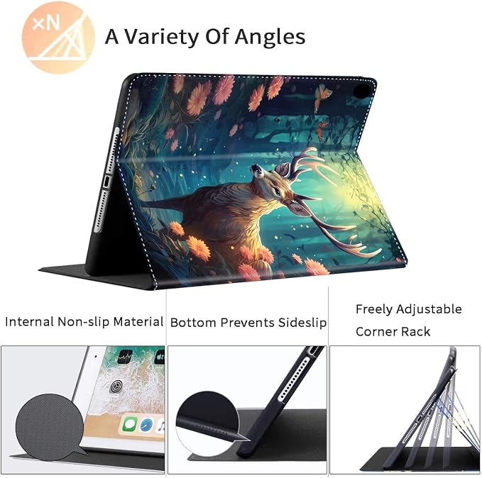 Case for iPad 11 inch (A16) 2025 for 10th Generation 10.9'' 2022 Durable Shockproof Protective Cover for iPad 11th/10 th Gen ，Blue Dragon