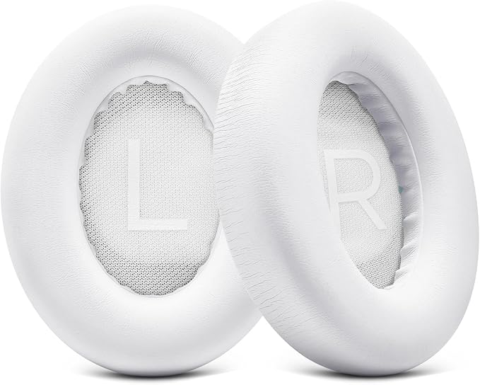 Replacement Ear Pads for Bose NC700 Noise Cancelling Headphones, Upgrade Protein Leather Earpad Cushions for Bose 700 Over-Ear Headset (Soapstone White)