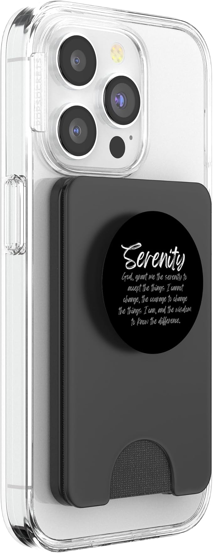 Serenity Prayer God Grant Me The Serenity AA NA Alcoholic PopSockets PopGrip for MagSafe