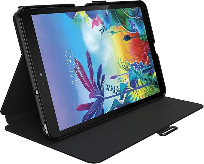Speck Products Balance Folio Case and Stand Compatible with LG G Pad 5 10.1 FHD Black/Black (136587-1050)