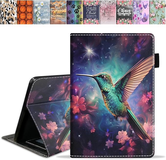 Case for All-New Amazon Fire HD 10 &amp 10 Plus Tablet 10.1 (13th/11th Generation 2023/2021 Release) - Slim PU Leather Folio Smart Cover with Auto Wake/Sleep Bible Verse Psalm 46:5