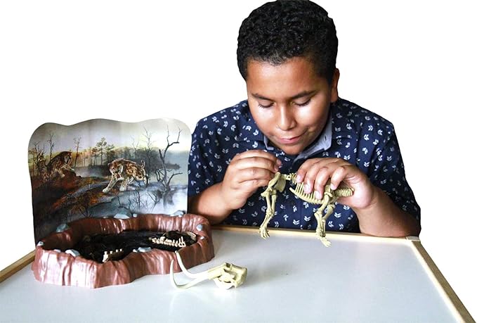 Basic Fun Dr. Steve Hunters Tar Pits Explorer (Saber Tooth Tiger + Mammoth)
