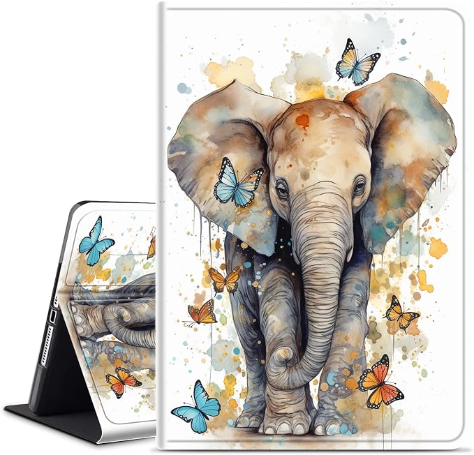 Case for 7 All-New Kindle Paperwhite (12th Generation 2024) and Kindle Colorsoft Signature Edition CoverSlim PU Leather Smart Cases with Auto Wake/Sleep-Black Cat Night Sky