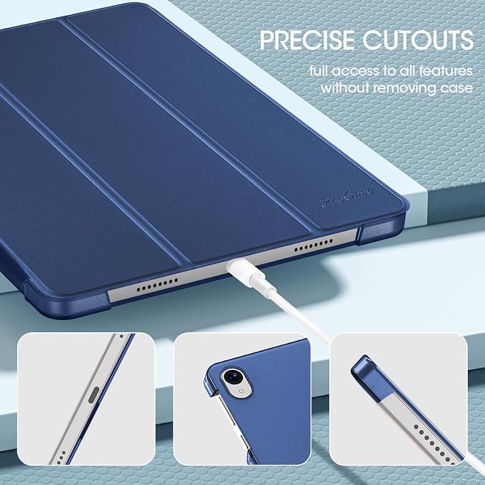 ProCase for Onn. 11 Inch Tablet Pro 2024 Case -Black | Slim Stand Hard Back Shell Protective Smart Cover for Onn. 11” Tablet Pro 2024 Model