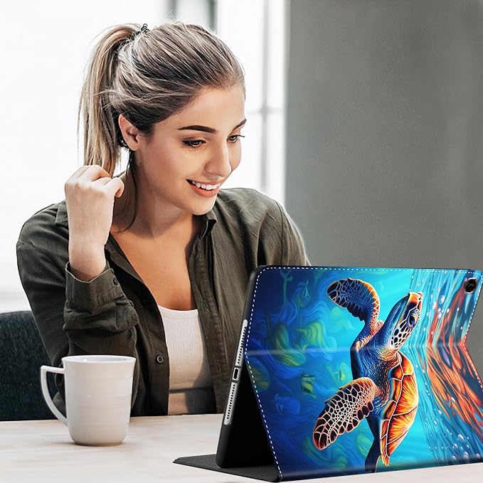 Case for Samsung Galaxy Tab S10 FE Plus 5G Multi-Angle Stand Smart Cover Shockproof with Auto Wake/Sleep for Galaxy Tab S10 FE+ 13.1 Inch (SM-X620/SM-X626B) 2025 Magic Mushrooms Fungus
