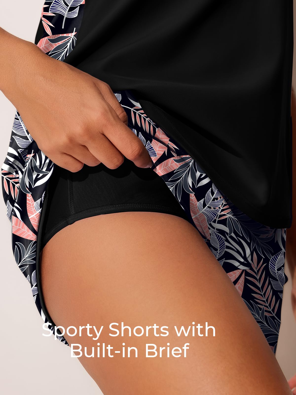 Summer Mae Blouson Tankini Swimsuits for Women Tummy Control Bathing Suits