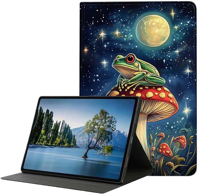 Case for iPad 9th/8th/7th Generation (2021/2020/2019) 10.2-inchSlim PU Leather Cover Adjustable Stand Auto Wake/SleepAurora Over Mountains