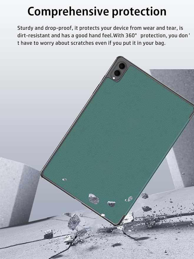 Case for Samsung Galaxy Tab S12 Ultra Tablet 14.6inchNOUKAJU Tablet Protection Case with Pen SlotBracket FunctionDrop-ResistantProtection Cover for Samsung Galaxy Tab S11 Ultra(Green)