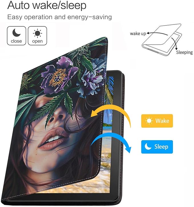 for iPad mini 7 (A17 Pro) 2024 Case/iPad mini 6 2021 Case Adjustable Stand Auto Wake/Sleep Smart Leather Cover for iPad mini 7th/6th Generation 8.3 Inch Sloth