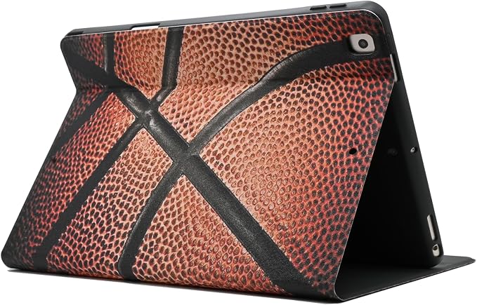 Case for iPad 9th Generation 8th/ 7th 2021/2020/2019 10.2 inch Premium PU Leather Folio Stand Shell Shockproof TPU Back Cover Baseball