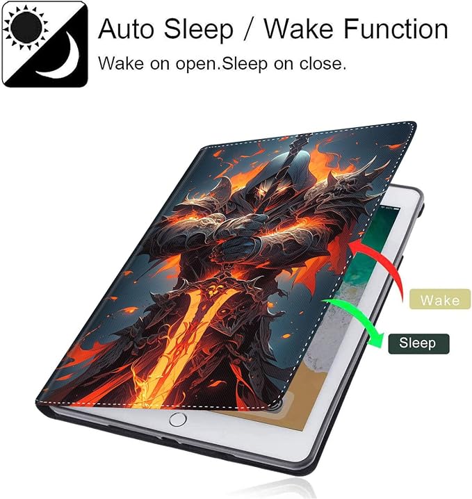 Case for New iPad (A16) 11th Generation 11 Inch 2025for iPad 10th Generation 2022 10.9 Inch Multi-Angle Stand Smart Cover Shockproof with Auto Wake/Sleep Baby Dragon