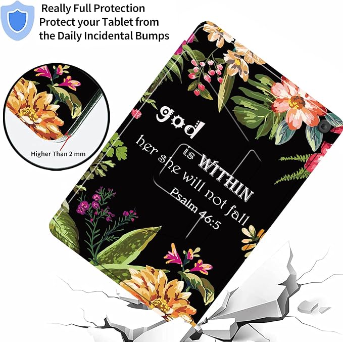 Case for Samsung Galaxy Tab A9 8.7-Inch 2023360 Degree Rotating Multi-Angle Viewing Protective Cover with Auto Sleep/Wake-Blue Butterfly