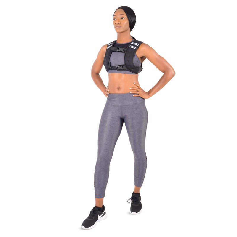 ProsourceFit Exercise Weighted Training Vest - 6lb, Black