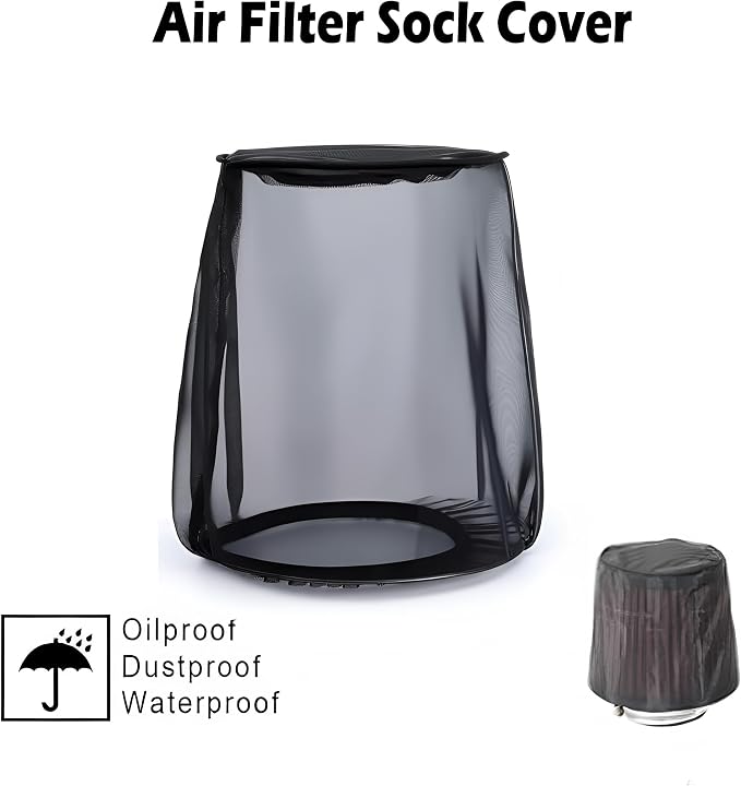 Air Filter Cover for Car Cold Air Intake Filter Cover Wrap Dustproof, Air