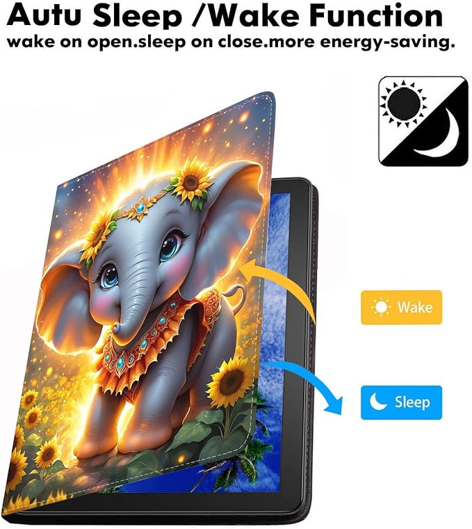Case for iPad (A16) 11th Generation 11 Inch 2025/ iPad 10th Generation 10.9 Inch 2022 Slim PU Leather Cover Adjustable Stand with Auto Wake/Sleep Case African Women