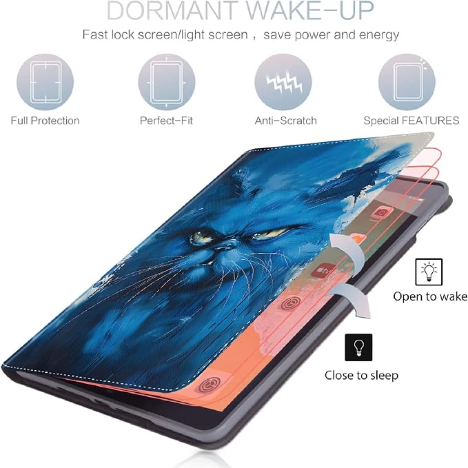 Case for Samsung Galaxy Tab S10 FE Plus 13.1 Inch 2025 Model (SM-X620/X626)Slim Folding Stand Cover with Auto Wake/Sleep for Samsung Galaxy Tab S10 FE Plus ，Painting Autumn Trees