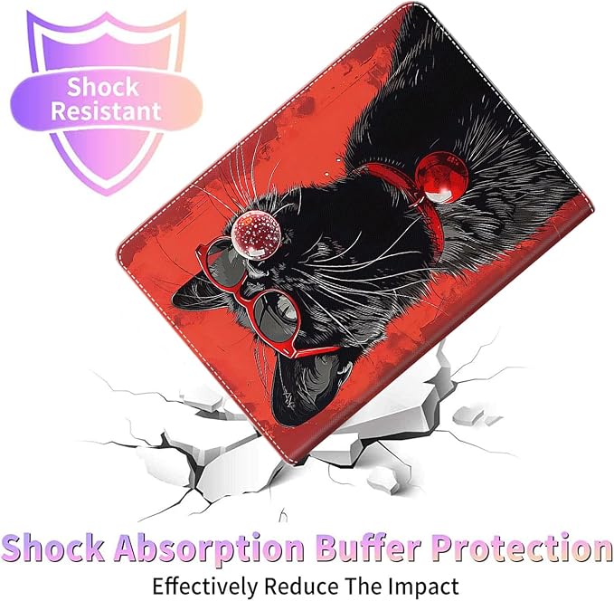 Case for iPad 10th Generation (2022 Release) 10.9 Inch Durable Shockproof Protective Cover for New iPad 10th gen 10.9 2022 Elephant Sunflower