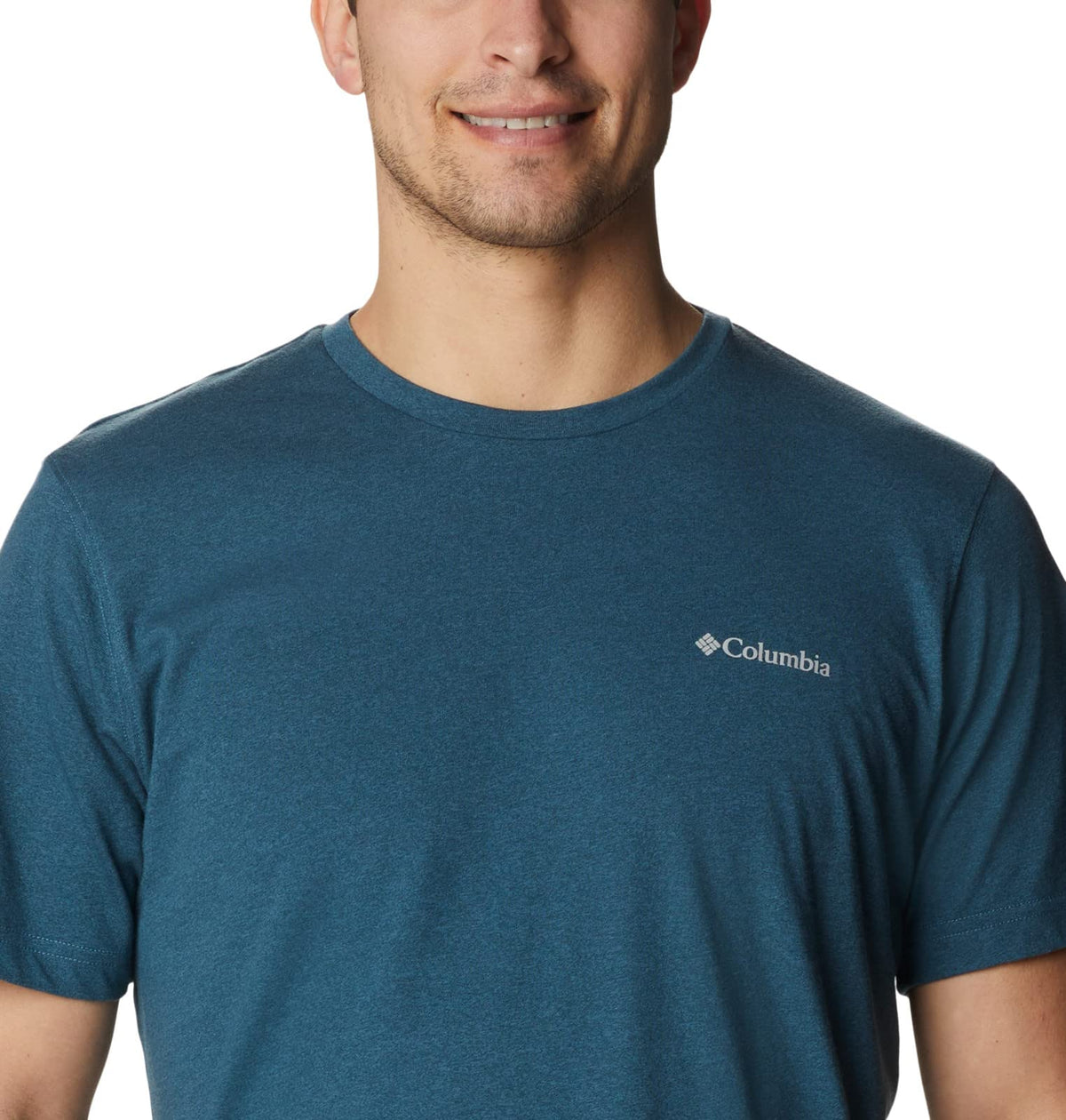 Columbia Men's Thistletown Hills Short Sleeve, Night Wave Heather, Medium