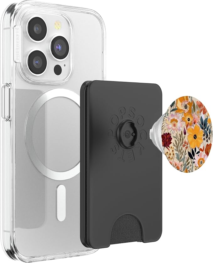 Colorful Wildflower Florals Flower PopSockets Adhesive PopGrip