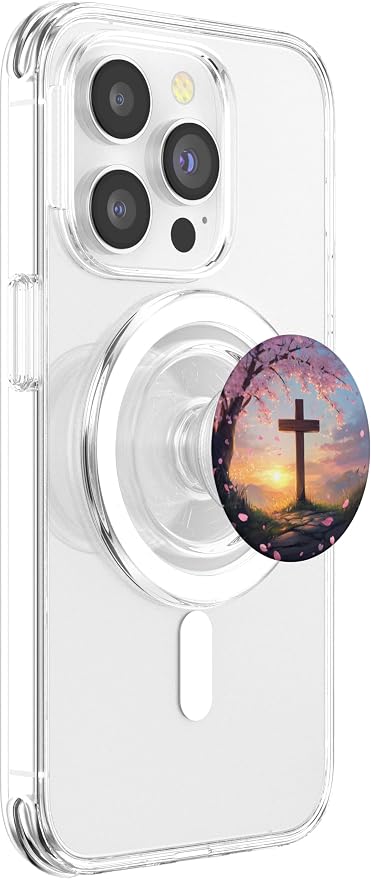 Christian Cross PopSockets PopGrip for MagSafe