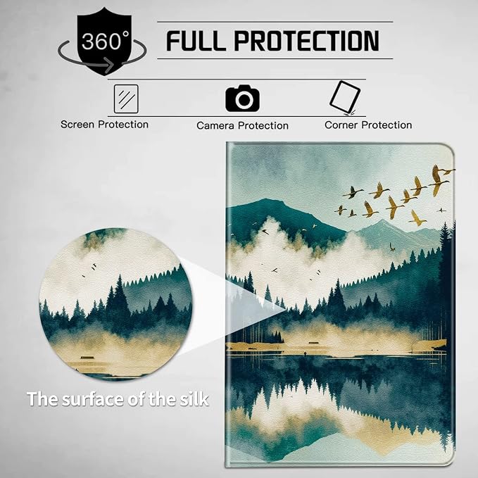 for Samsung Galaxy Tab S6 Lite Case 2022/2020 Release with Adjustable Stand &amp Auto Wake/Sleep Feature Smart Protect Cover Case for Samsung Tab S6 Lite 10.4 inch - American Flag
