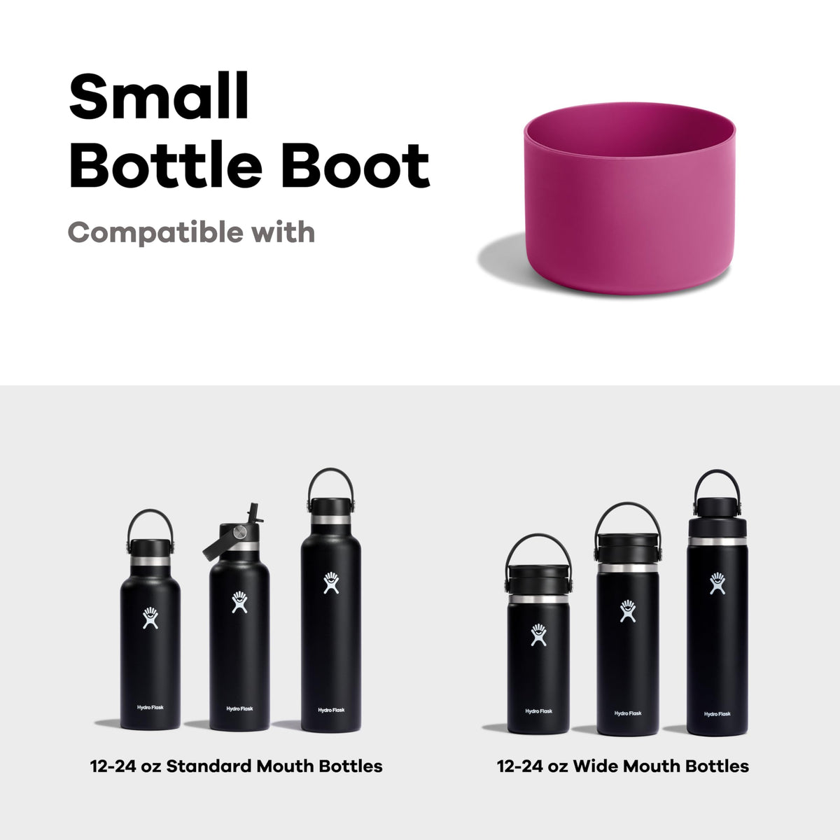 Hydro Flask Bottle Boot – Bottom Protector Sleeve – Silicone Water Bottle Accessory Small Cascade Blue