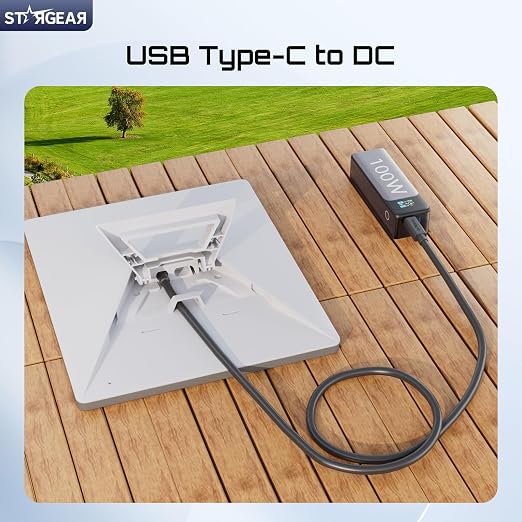 Starlink Mini Cable 16.4FT 18AWG 140W Starlink USB C to DC Power Cable with Smart Protocol Chip Waterproof DesignMini Accessories Compatible with 100W+ PD Source 28V PPS 20V PD Protocols