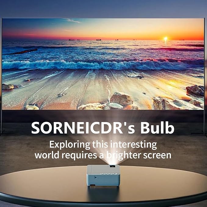 SORNEICDR NP36LP Replacement Projector Lamp Bulb Compatible with OPTOMA S310X W312 X312 NEC V302X H5380BD P1283 P1383W X113PH NP-V302W NP-V302X H6519ABD ACER P1283 P1383W Projectors, with Housing