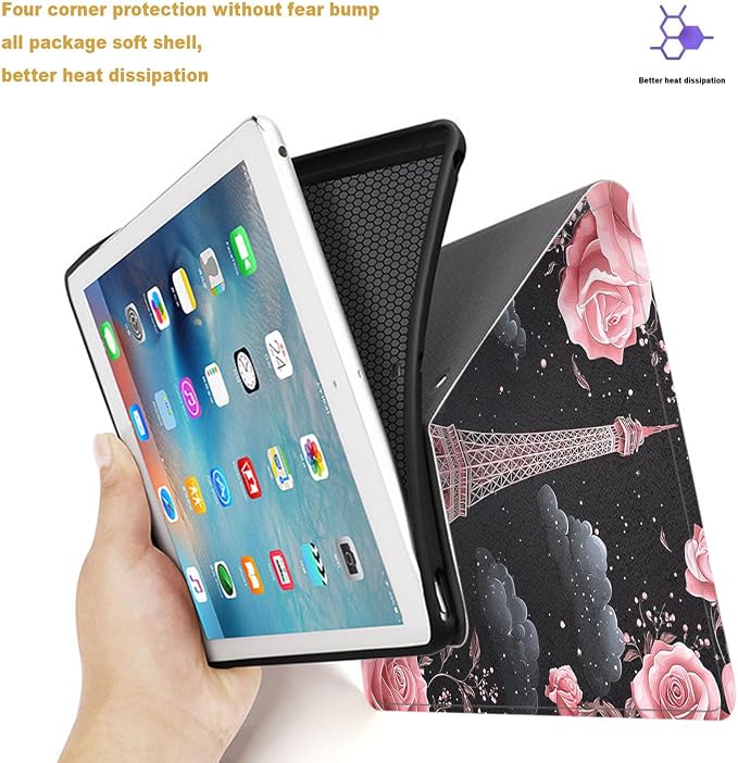 Tablet Case for 6 All-New Kindle (11th Generation2024/2022 Release)Shockproof Protective Cover with StandAuto Wake/SleepAmerican Flag Deer
